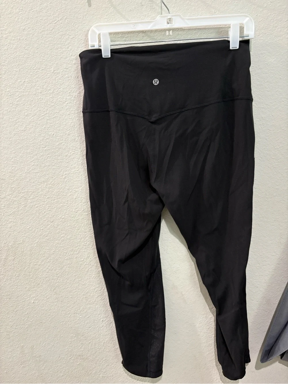 lululemon athletica Black Workout Leggings with Logo Detail